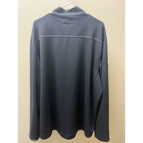 Callaway Men's Black Quarter Zip Long Sleeve Golf Pullover Size XXL - Picture 5 of 5